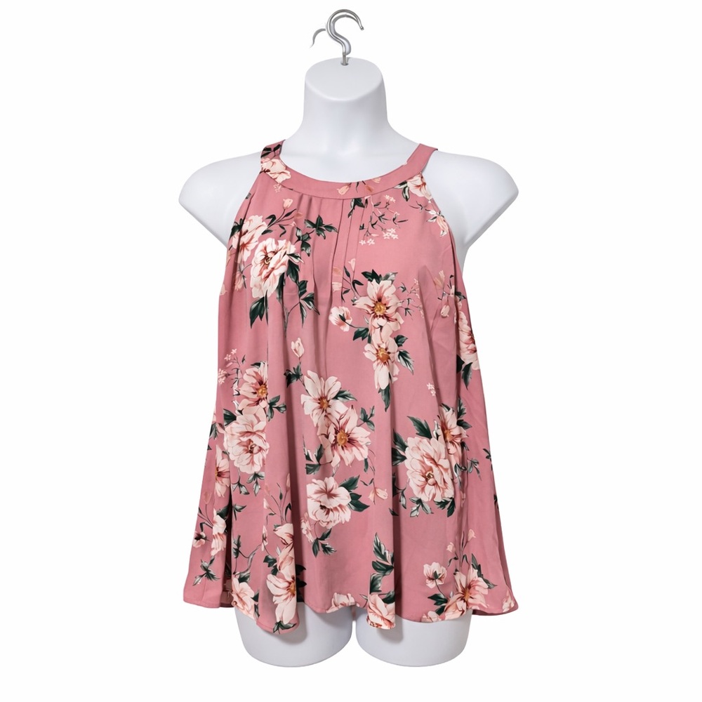 🌸 Torrid Blush Pink Floral Blouse – Romantic & Flowy 🌸
